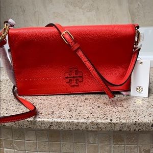 Tory Burch McGraw leather cross body bag